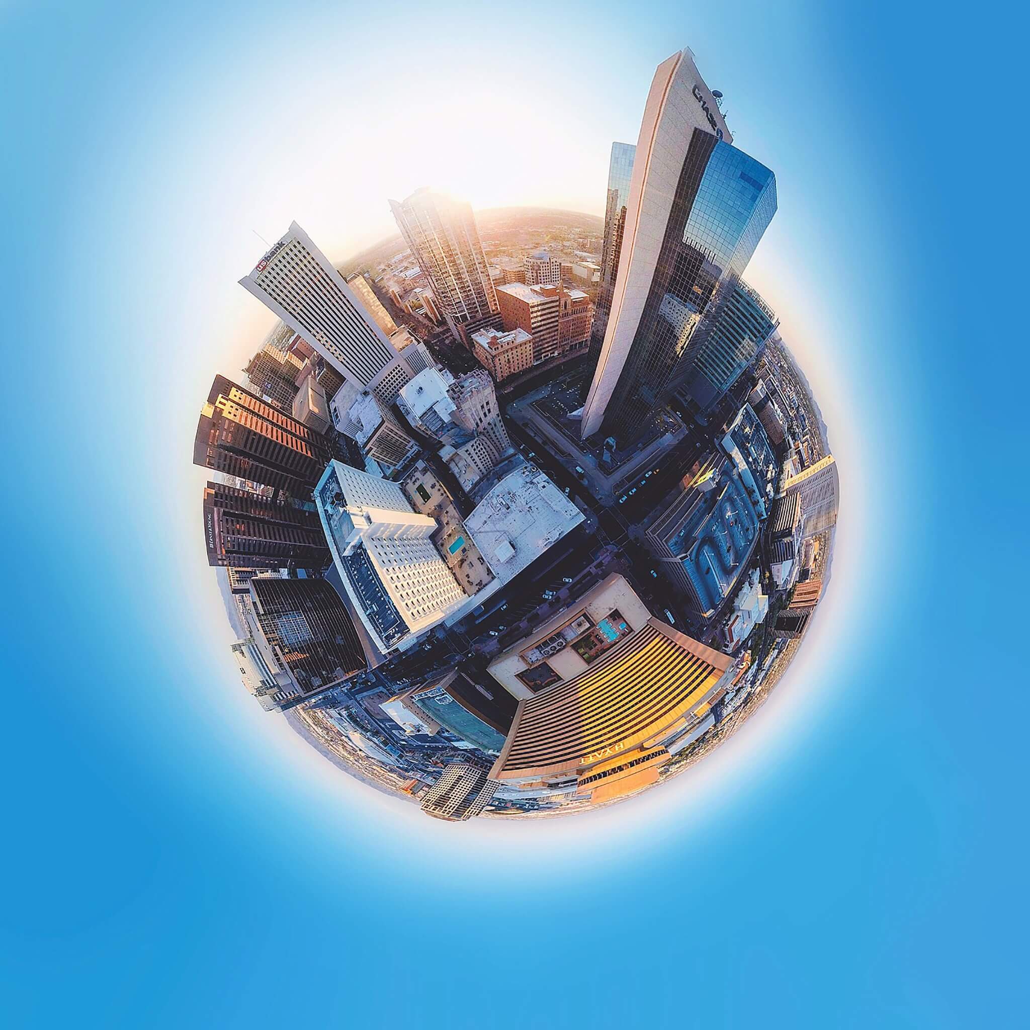 Phoenix from above